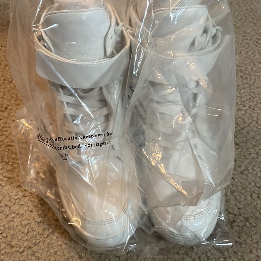 STEVE MADDEN Men's Size 7 White Thorn High Tops - Picture 7 of 8